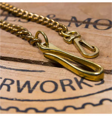 Barnes and moore brass key chain