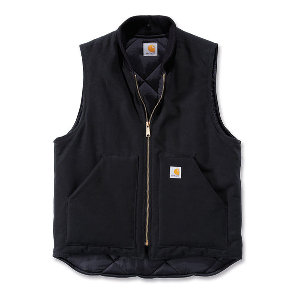 Duck Arctic Quilt Lined Vest Black Idle Torque